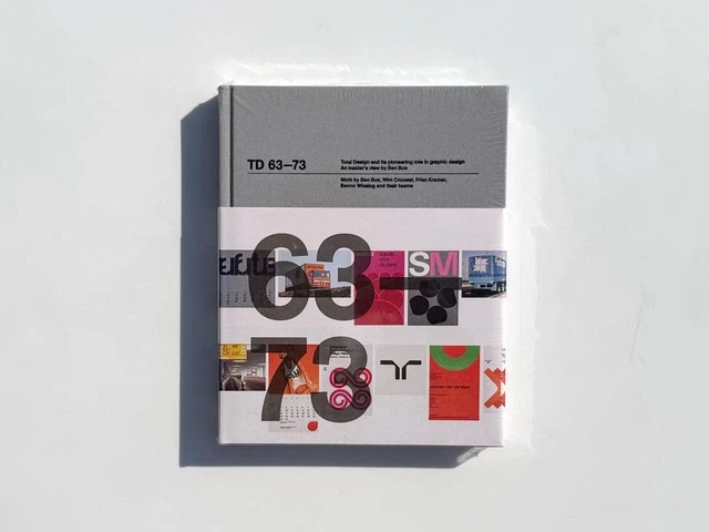 TD 63-73 TOTAL Design Wim Crouwel libro di progettazione grafica
