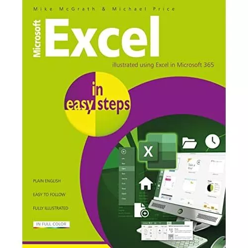 Microsoft Excel in easy steps: Illustrated using Excel  - Paperback NEW McGrath,