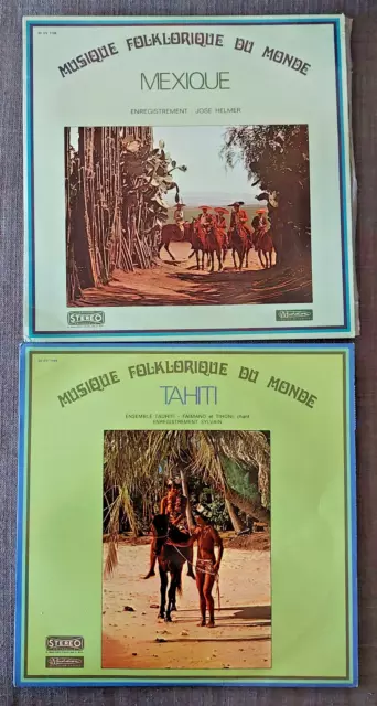 lot de 2 33 t Ensemble Tauhiti – Tahiti / Jose Helmer – Mexique