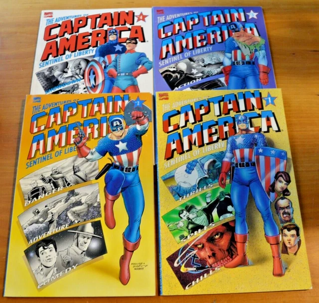 Marvel The Adventures Of Captain America Sentinel Of Liberty Issue 1 To 4