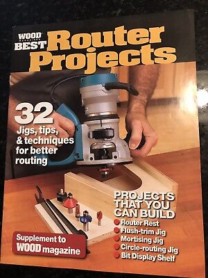Router Projects DIY WOOD Magazine Woodworking Arts Crafts Projects Vintage