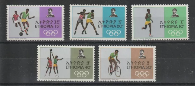 9252 Olimpiadi Etiopia 594-98 nuovo di zecca