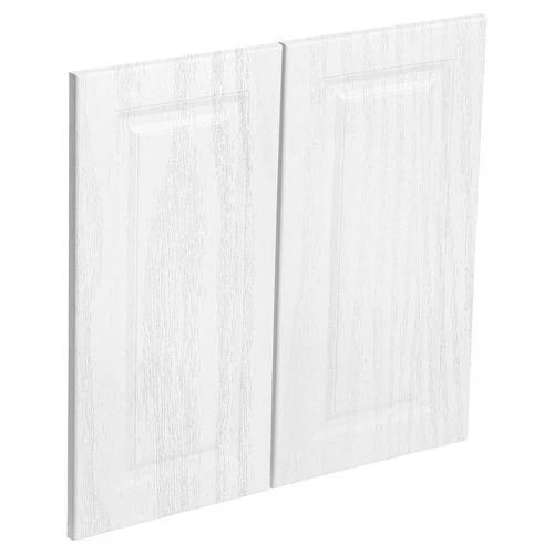 Kaboodle 600mm Provincial White Heritage Rangehood Cabinet Door - 2 Pack -