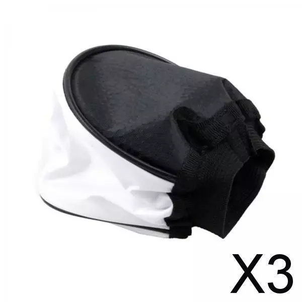 3X Flash Light Softbox Compact for DSLR Cameras Lighting Controls and Modifiers