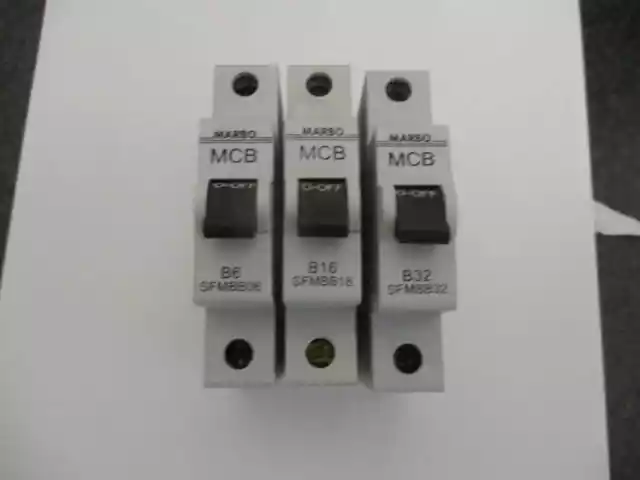 Marbo Sfmbb B6 B10 B16  B20 B32 B40 B50 6Ka Single Pole Mcb Circuit Breakers