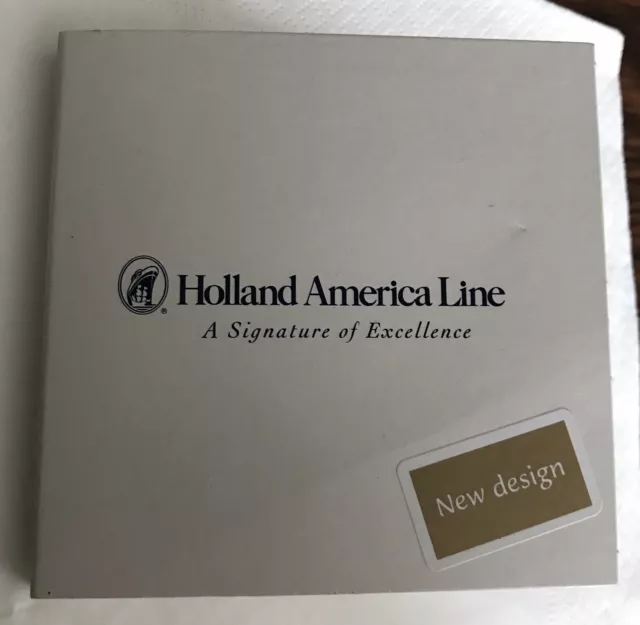 FOUR: Holland America Line Delftware Tile - Cruise Ships - with COA -