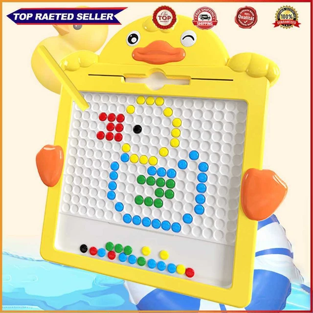 Tablero de dibujo de bolas de acero duradero diseño de dibujos animados hágalo usted mismo tablero de dibujo para niños juguetes