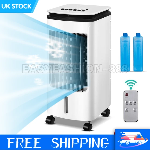 PORTABLE AIR COOLER Fan with Remote Control Ice Cold Cooling