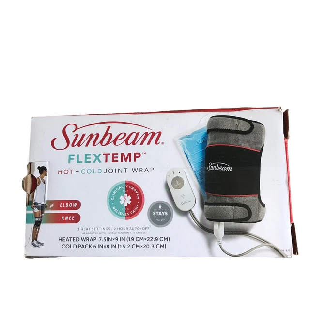 SUNBEAM FLEXTEMP HOT & Cold Joint Wrap Pain Relief Therapy for Elbow or