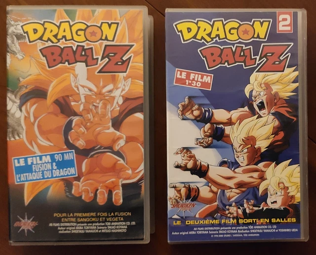 Films DRAGON BALL Z - Cassettes VHS - L'attaque du dragon + Le retour de Broly