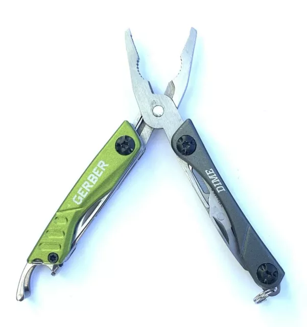 Gerber Multitool Multiwerkzeug Mini Tool DIME Green Schlüsselanhänger KeyHolder