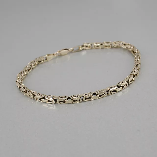 Königsketten Armband in 585/14k Gelbgold, Länge: 23 cm, Gewicht: ca. 17,4 Gramm,