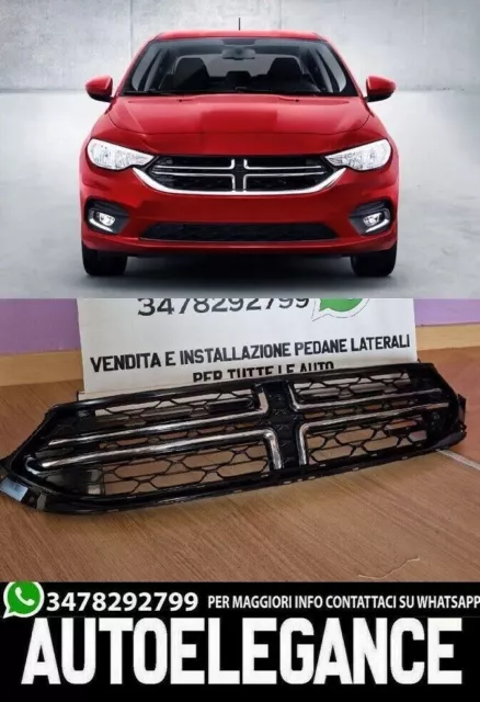 PARRILLA LOOK DODGE passend für FIAT TIPO 2015+ CHROM 2