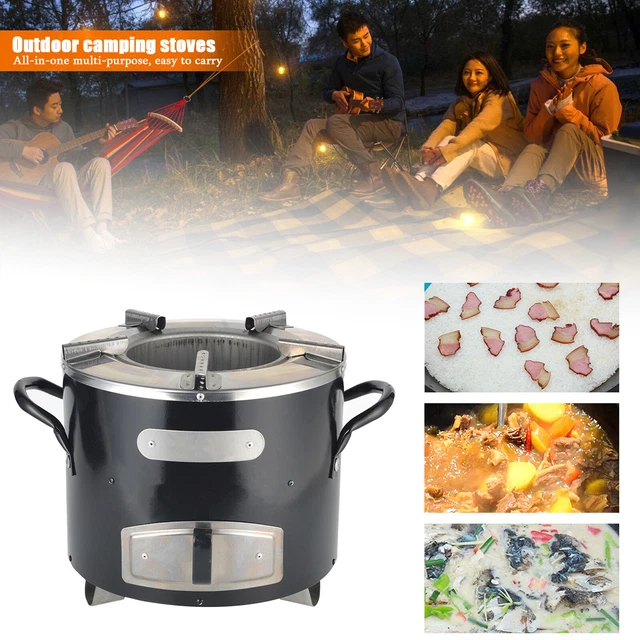 ROCKET STOVE, WOOD Burning Stove, Portable Charcoal Camping Stove with