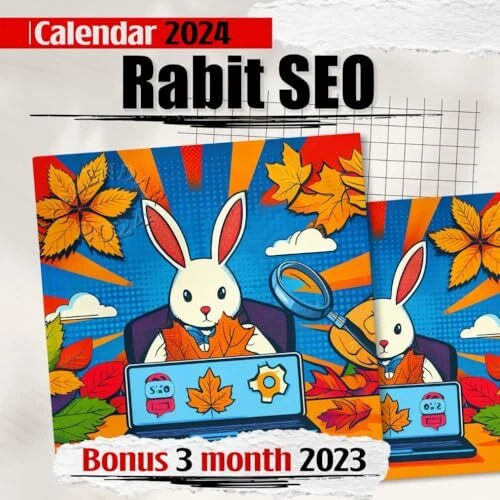 RABIT SEO CALENDAR 2024 Jan 2024 to Dec 2024 Bonus 3 Months Last 2023