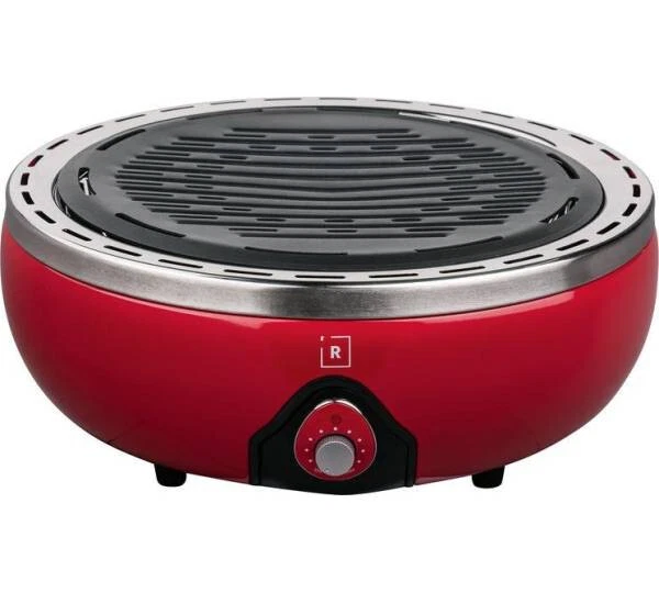 The Bowl Tisch Holzkohlegrill mit Aktivlüftung ROT BBQ Tischgrill Grill NEU