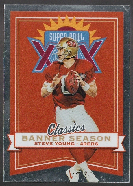 2022 Classics Silver Banner Season Steve Young BS-14 NM San Francisco 49ers
