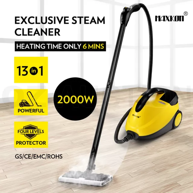Steam Cleaner Mop 13in1 High Pressure Steamer Carpet Floor Window w/ Accessories