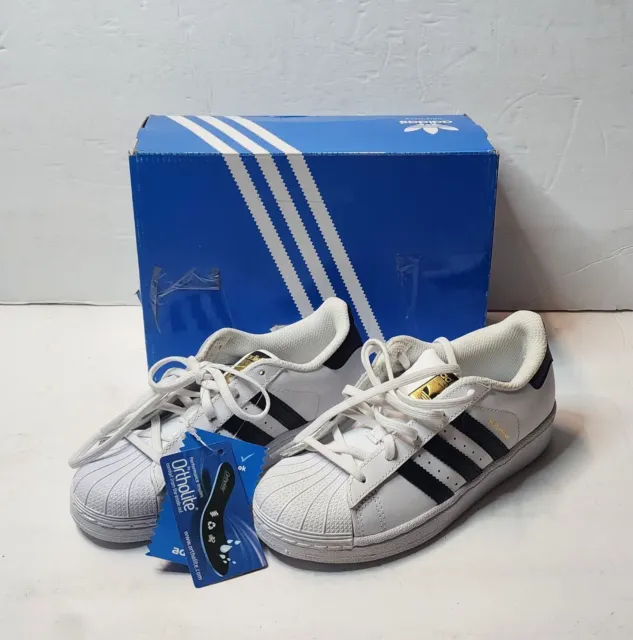 Adidas Superstar C Kids Unisex Athletic Shoes Sneakers BA8378 MISMATCHED SIZE