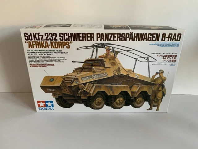 Sd.Kfz.232 Schwerer Panzerspahwagen 8-RAD Africa Corps, 1:35, 001/35297 - Plastikové modely a modelářské potřeby