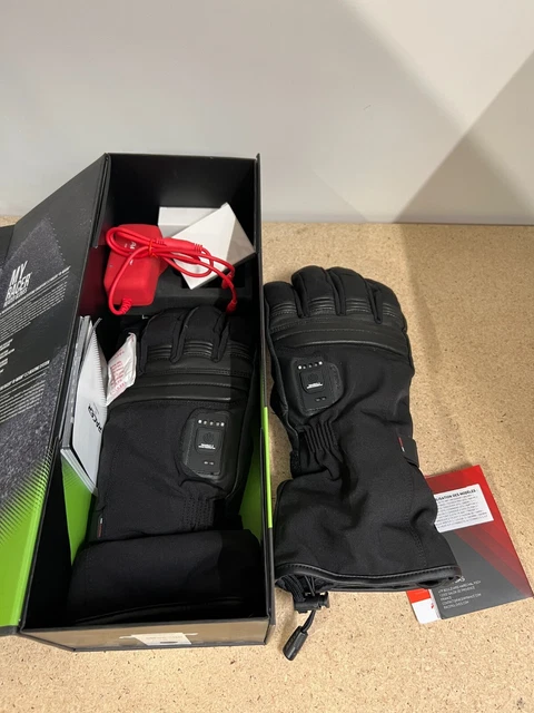Racer Heated Ski Glove Connectic 4 Black Adult Mens XX Large (11)