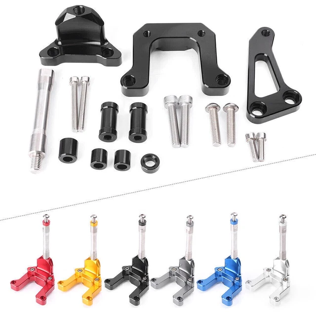 Kit montaggio staffa ammortizzatore sterzo adatto moto Yamaha M-SLAZ Multi