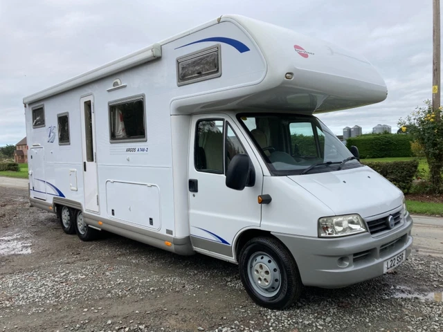 Fiat Ducato 2.8 Burstner 748-2 Motorhome Tag Axle Garage 7 Berth 44k MOT Oct 24