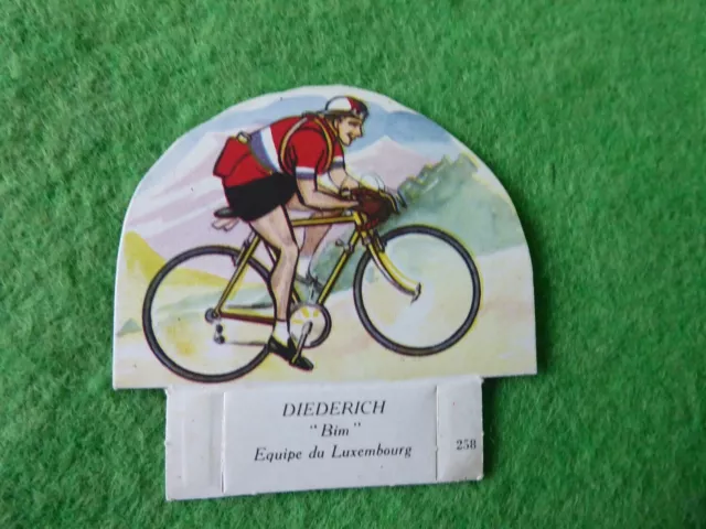 Coureur Cycliste En Carton Offert Par " La Vache Serieuse" Diederich  N°1.Tbe