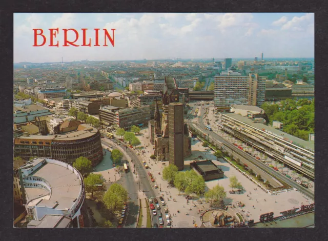Alte Postkarte Berlin Blick vom i-Punkt auf die City Ansichtskarte ungelaufen