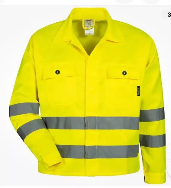Giacca di protezione giacca da lavoro giacca a vita giacca di protezione gialla taglia 62