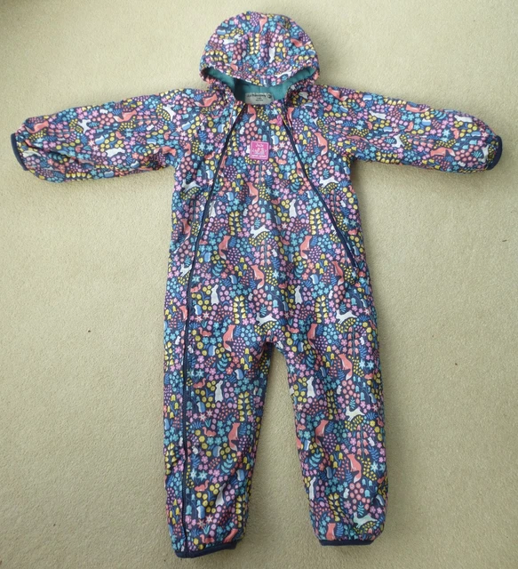 JOJO MAMAN BEBE SNOWSUIT 2-3Yr Waterproof Fleece Lined Splish