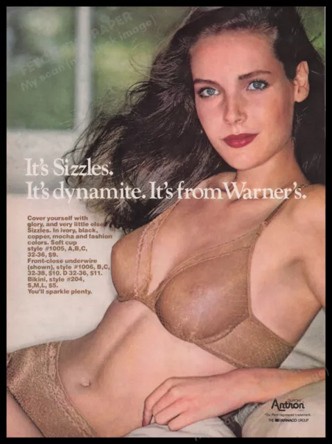 Ungaro Better Intimates Lingerie Bra & Panties 1980s Print Advertisement Ad  1989