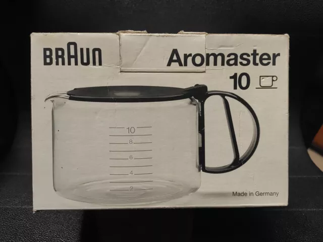Glaskanne Ersatzkanne KFK 10 für Braun Aromaster KF 32 36 40 41T 42 45 46 - NEU