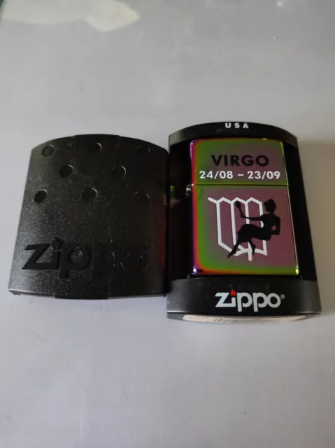 Zippo 290651 Virgo Zodiac Lighter Case - No Inside Guts Insert