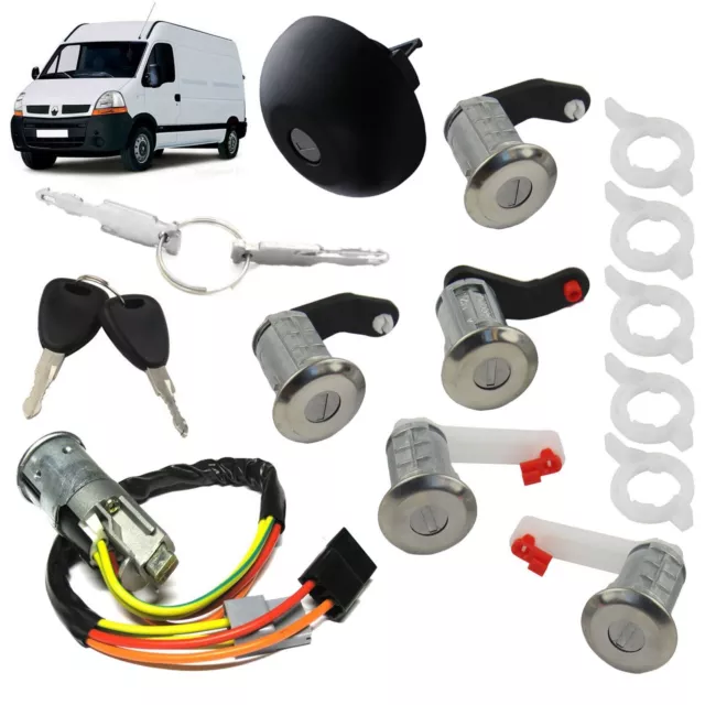 KIT Neiman Serrure Bouchon Carburant pr RENAULT MASTER 2 OPEL MOVANO INTERSTAR 2