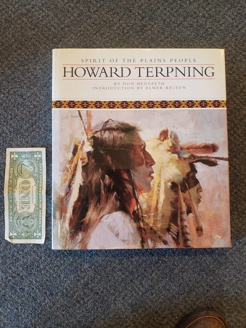 first ed Howard Terpning BOOK Spirit of the Plains People Native American indian