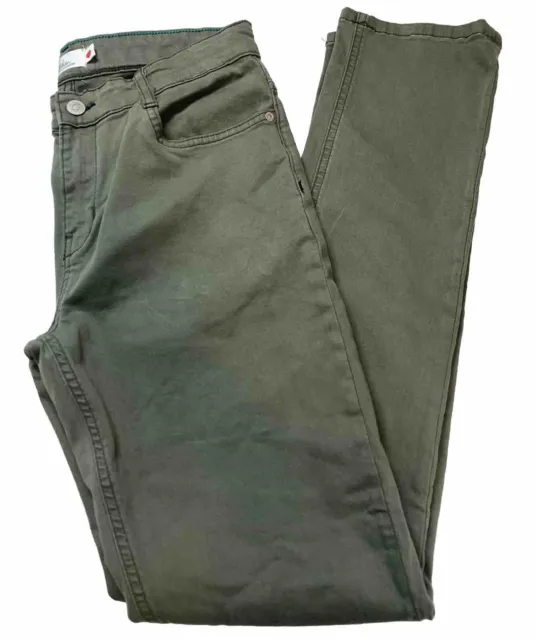 BODEN JEANS TROUSERS AGE 15 YEARS KHAKI GREEN Stretchy Straight Leg Casual