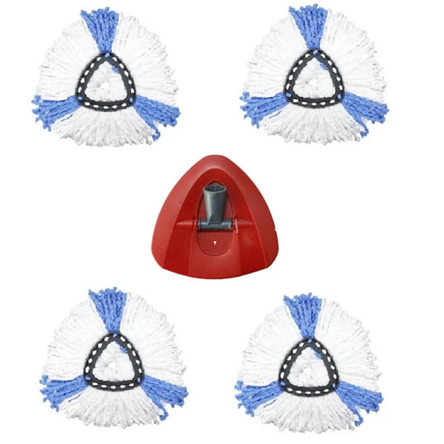 Replacement Accessories Suitable for Swivel Triangular Mop Microfiber Clean A6Y1