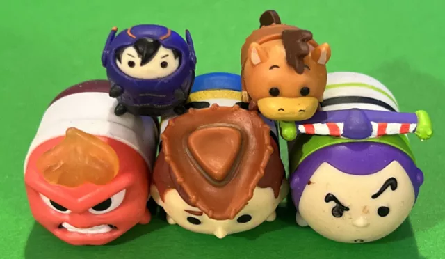 5 PC Lot Disney TSUM TSUM  Mini Action Figures PVC Toys Dolls - Woody