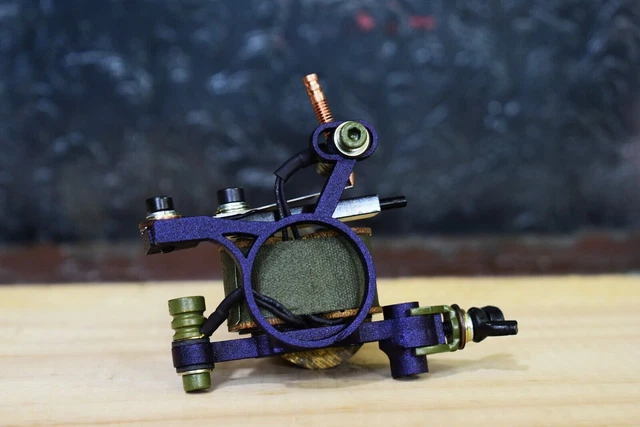Handmade tattoo machine color packer mag 5-25, Running 100-105 Hz @4.5V Unloaded