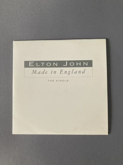 Elton John – Made In England CD Single, Promo Cardboard MInt/MInt