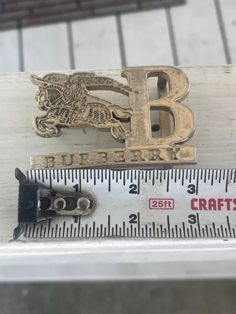 Burberry, Accessories, Vintage Burberry Prorsum Belt Buckle Ornate Knight  Detail