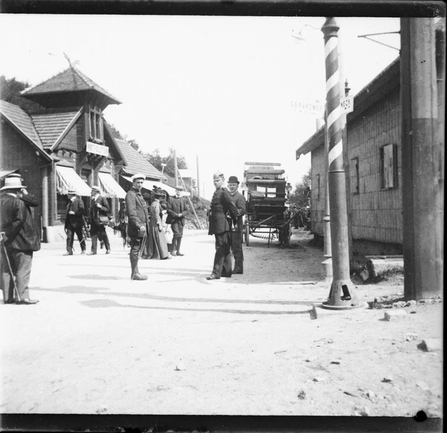 LA SCHLUCHT 1909 - Négatif Verre - Gendarme Allemand - 1574