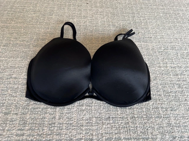 VICTORIA’S SECRET BLACK Underwire Push Up Bra Size: 34DDD $21.40 ...