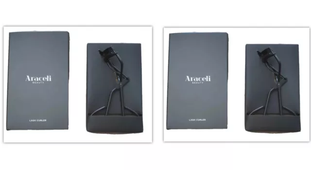 lot 2, Araceli Beauty Womens Lash Curler -BLACK - fullsize - NEW IN BOX freeShip