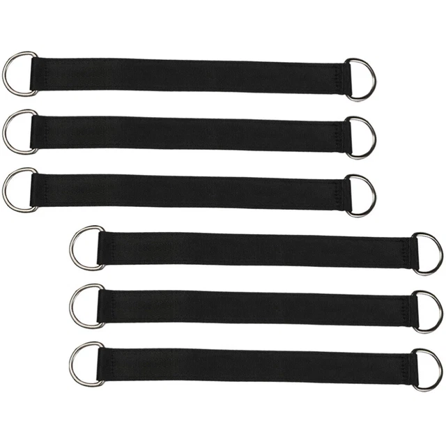 6 Pcs Hammock Tree Straps Swing Rope Swing Connection Belt Outdoor Swings Sling