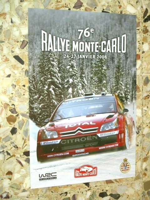Affiche Rallye MonteCarlo 1911 - Affiche Vintage