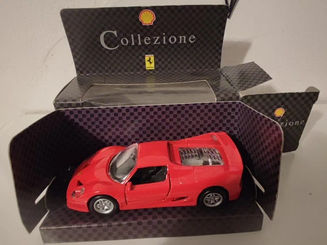 Ferrari F30 Burago 1/18 - Voiture De Collection Rouge - Occasion Très Bon état Sous Boîte