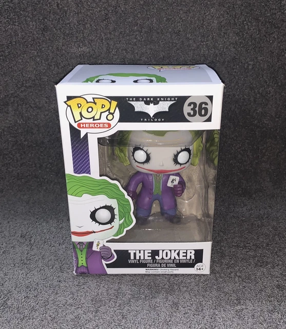 FUNKO POP DC BATMAN - No. 36 - BATMAN - THE DARK KNIGHT / HEATH LEDGER THE JOKER