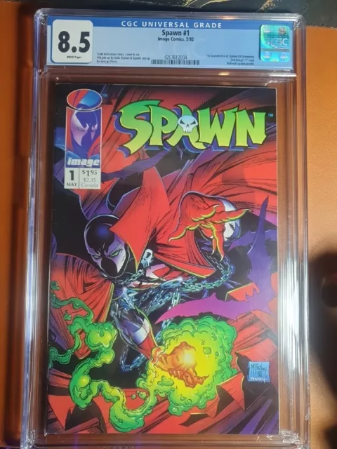 Spawn #1 (1992) - CGC 8.5 - FIRST ISSUE